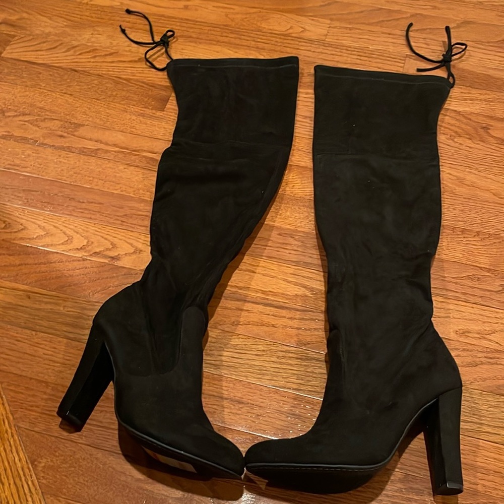 Steve Madden thigh high suede boots size 9